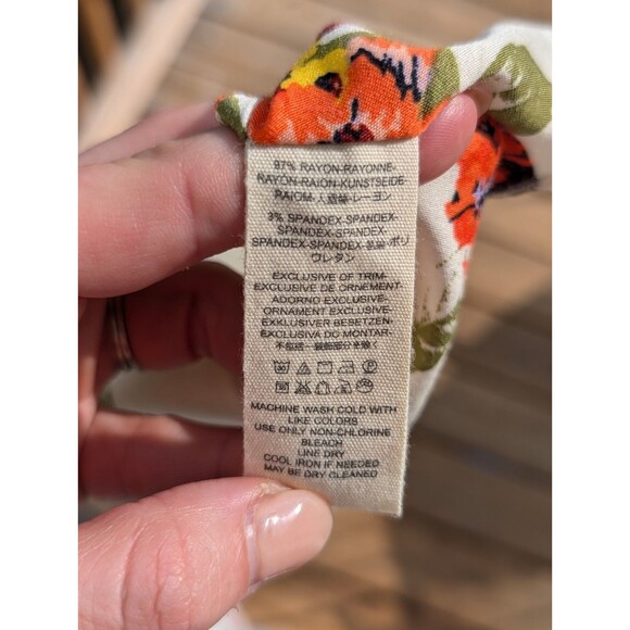 Free People Dress Fit & Flare Spring Summer Floral Boho Large Festival - Picture 8 of 8